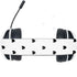 White and Black Hearts Razer Kraken X Skin